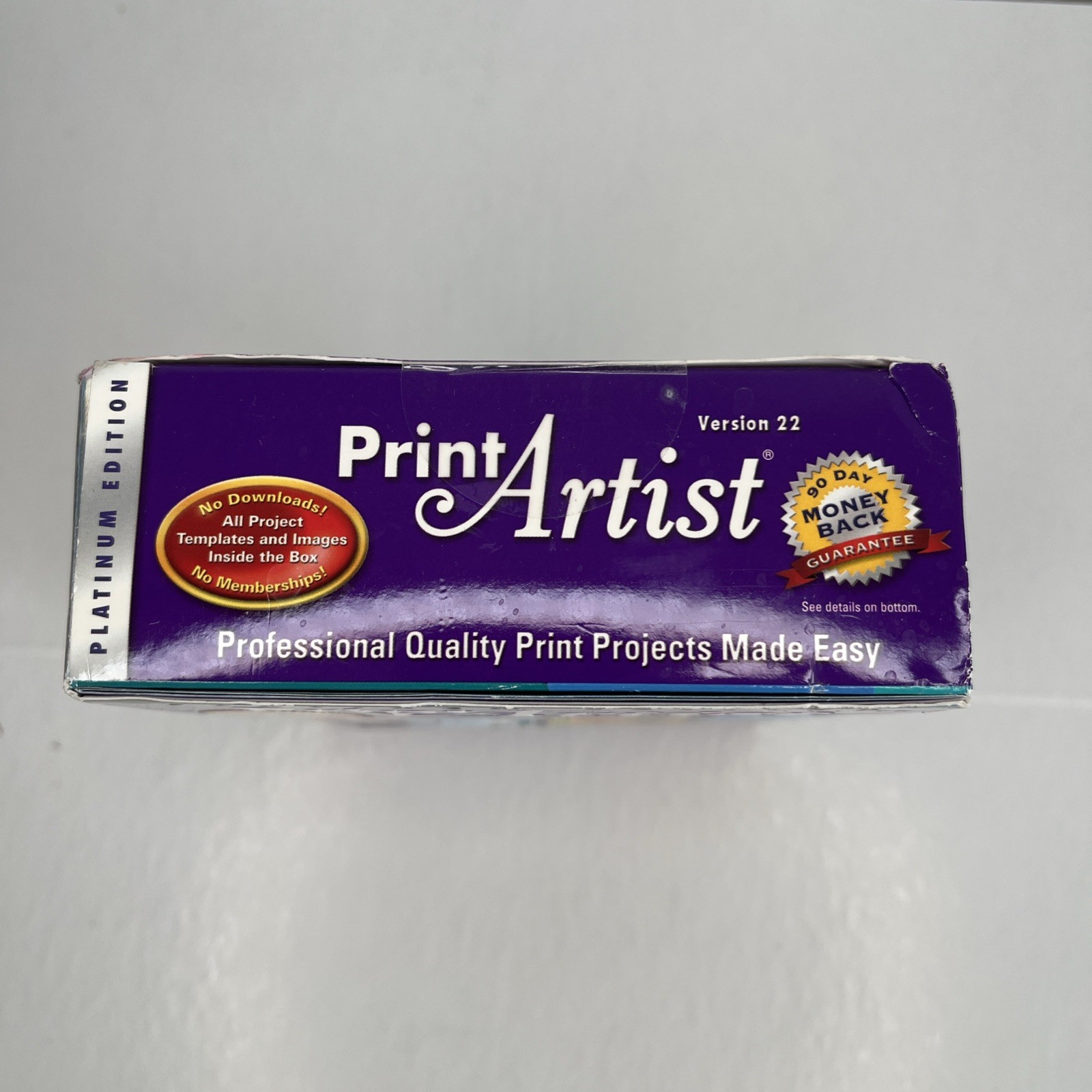 Print Artist Version 22 Platinum Edition Software Original Box CD 2007 USA