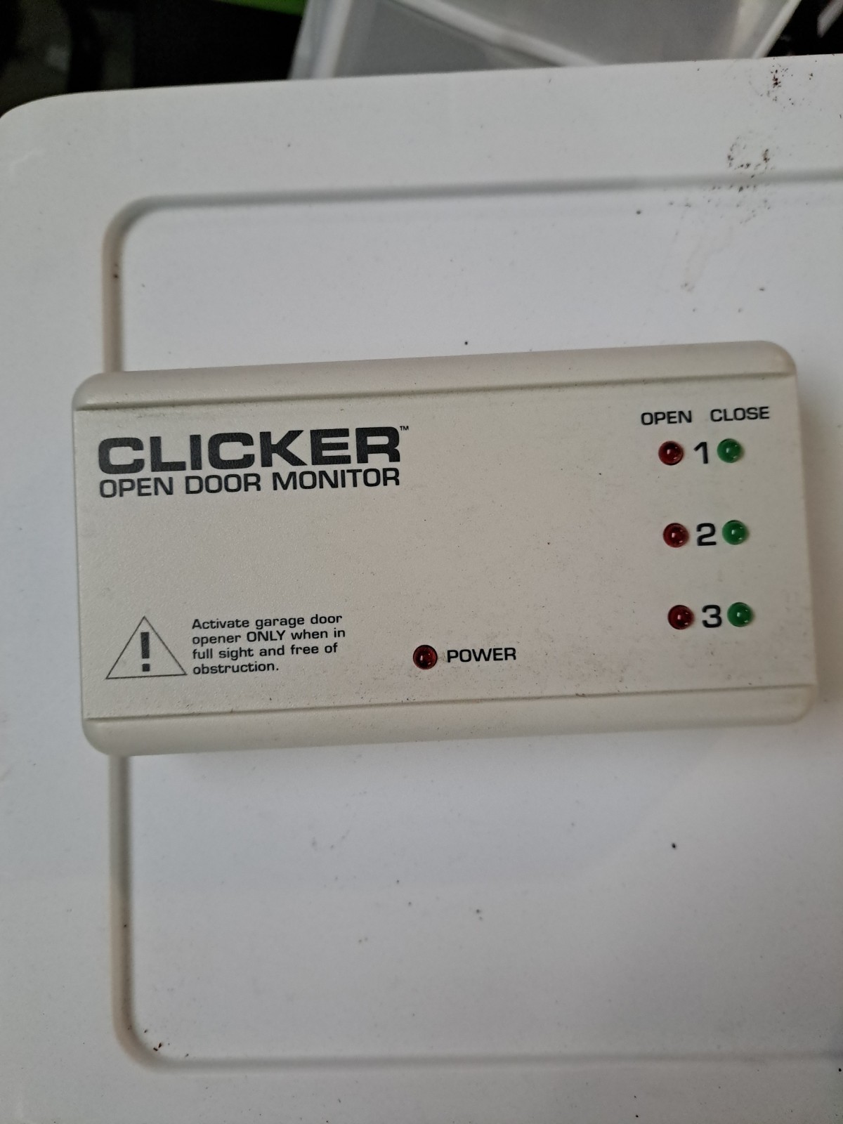 Clicker ODM R Receiver 3 Channel For Garage Door Monitor