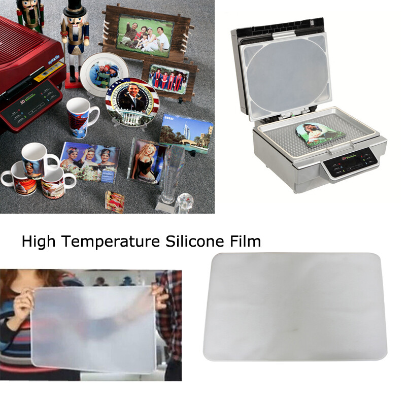2PC Sublimation Vacuum Film for the 3D Sublimation Machine Replacement