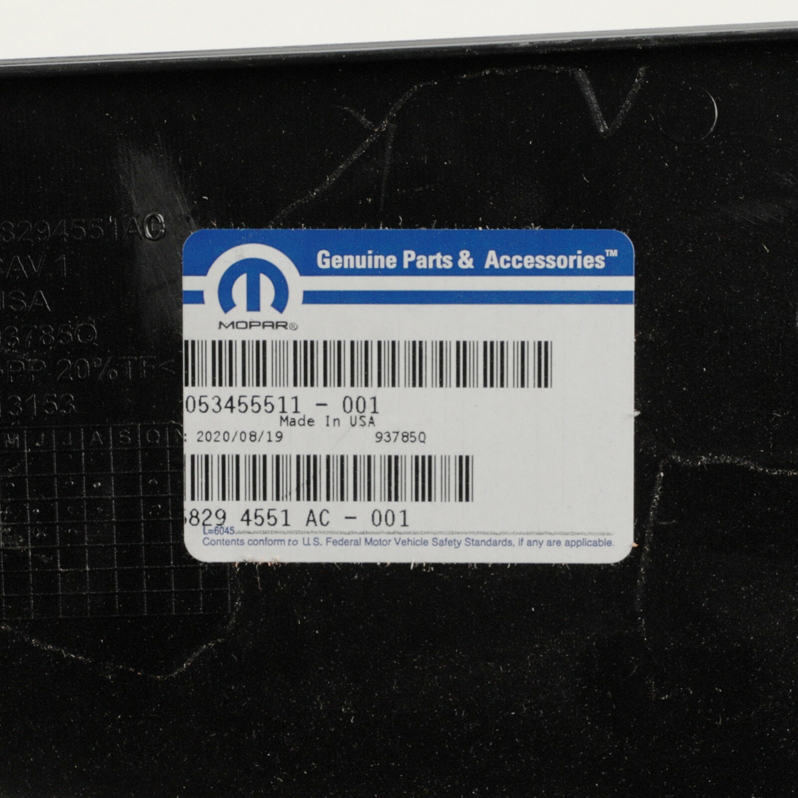 2019-2022 RAM 1500 RADIATOR UPPER SEAL OEM NEW MOPAR 68294551AC