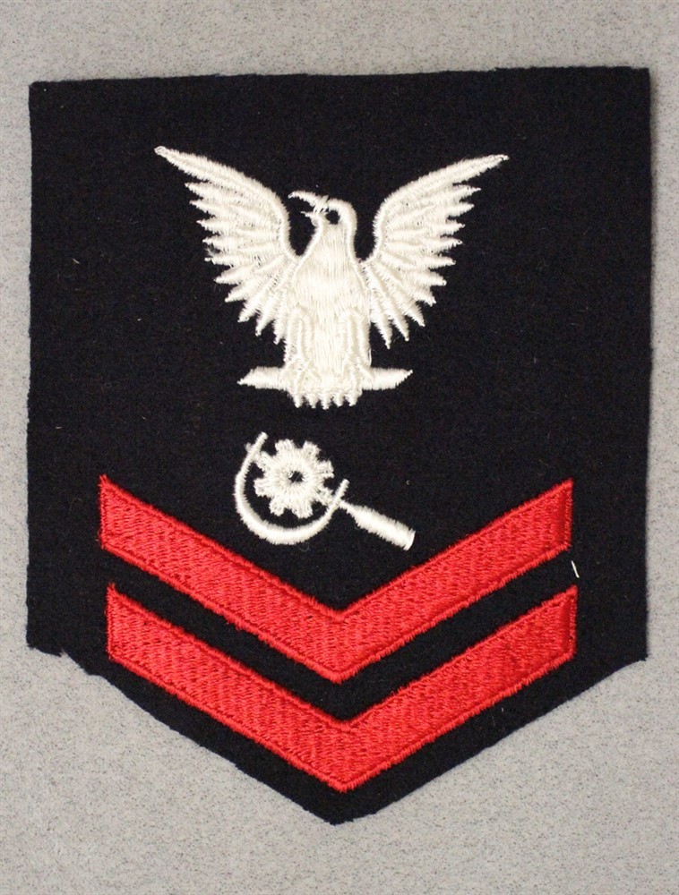 USN Navy Rate 729: PO2 Machinery Repairman - navy blue