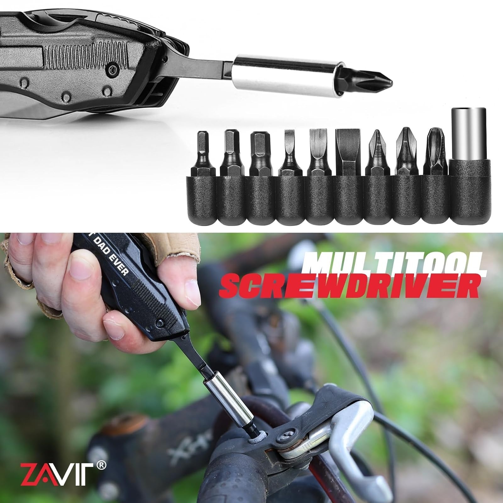 ZAVIT BEST DAD EVER Multitool Knife - Perfect Gift for Dad