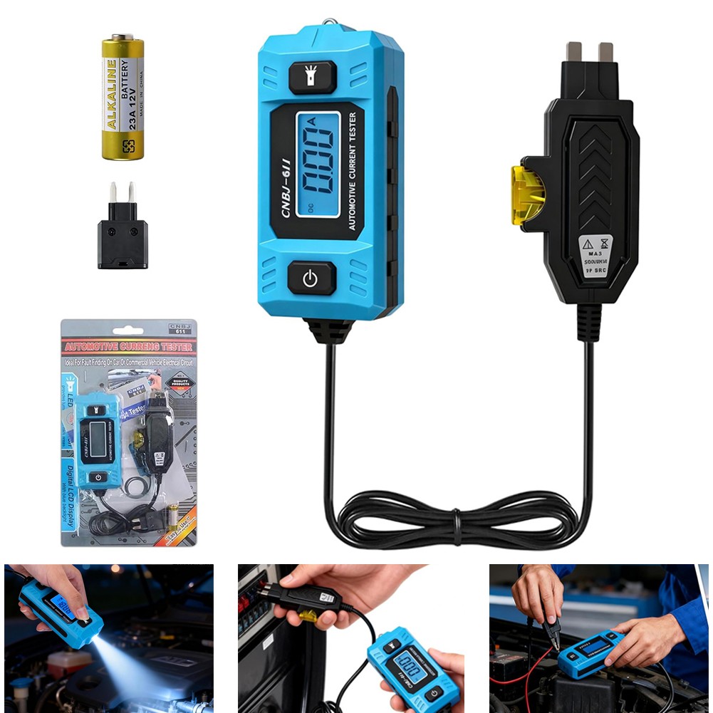 Automotive Circuit Fault Probe Tester, Portable Car Tester Blade Fuse Checker