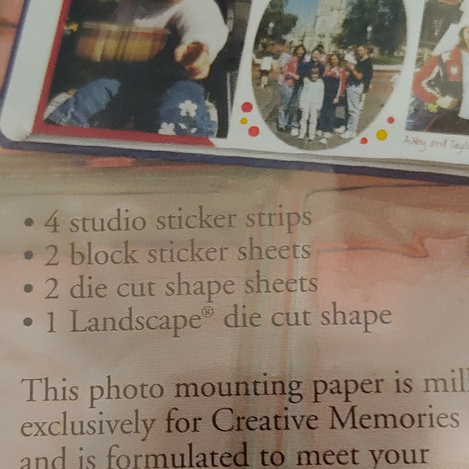 Creative Memories Bundle Cutting Mat Disney Mickey & Friends Pack New