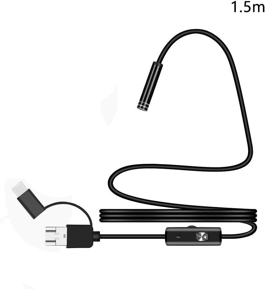 3 in 1 Endoscope Inspection Camera Borescope HD Camera Waterproof Snake Pipe ...