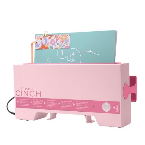 Thermal Cinch Binding Machine Pink 12 Inch, Includes Thermal Cinch Pink