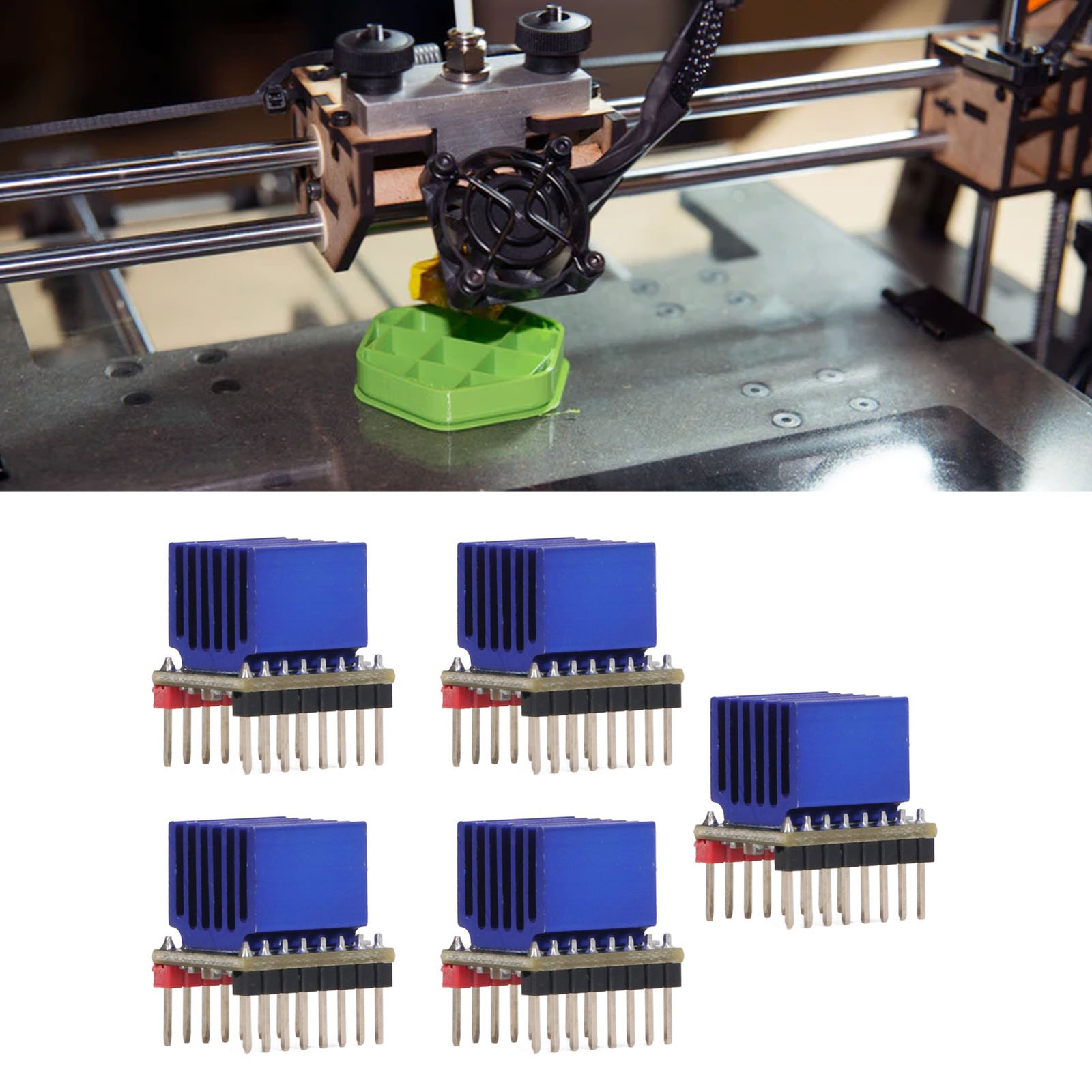 5 Sets Stepper Motor Driver Ultra Quiet Module For 3D Printers NEW