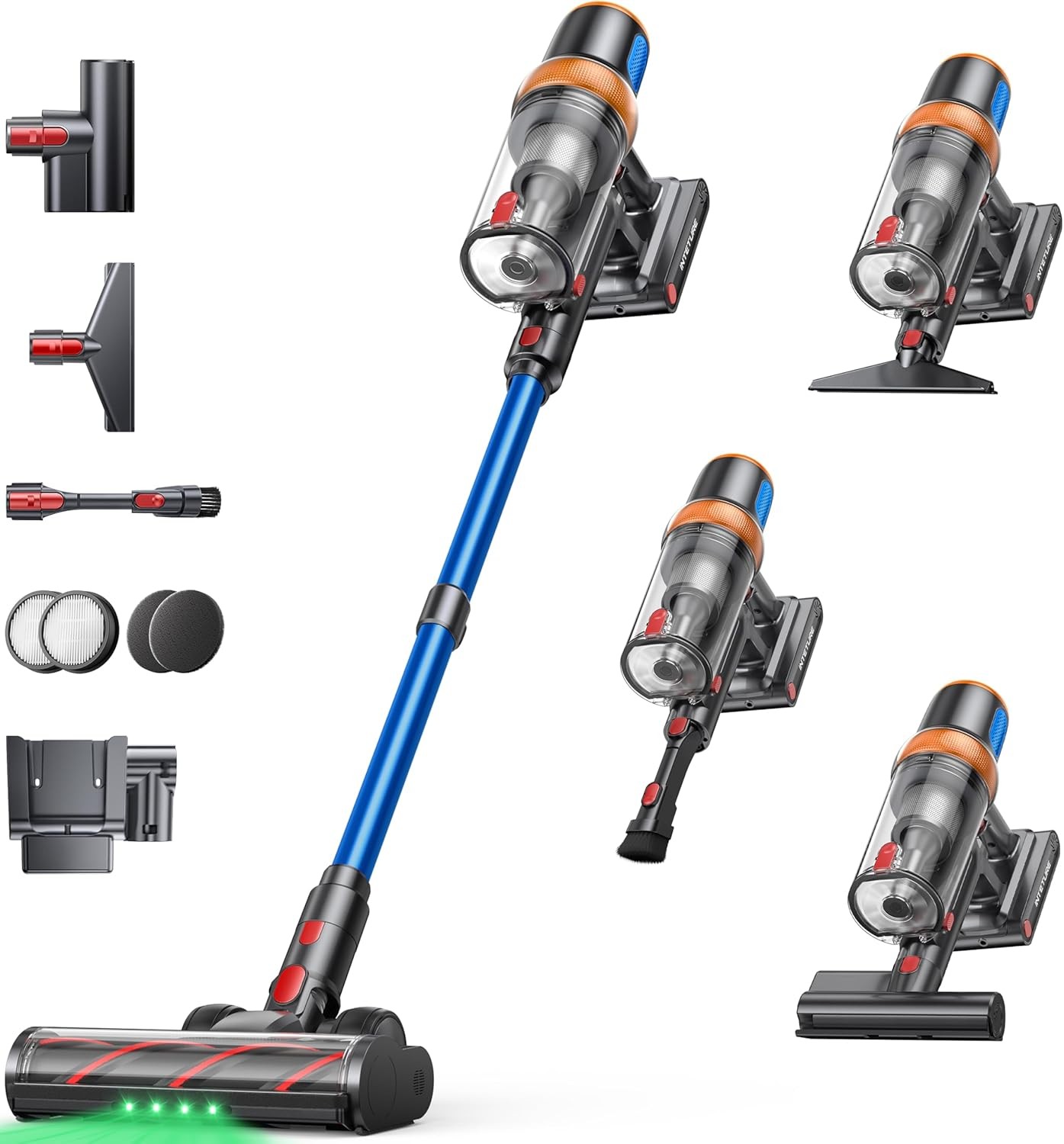 Cordless Vacuum Cleaner 600W 50KPA 65Mins Vacuum Cleaners Home Upgraded Stick