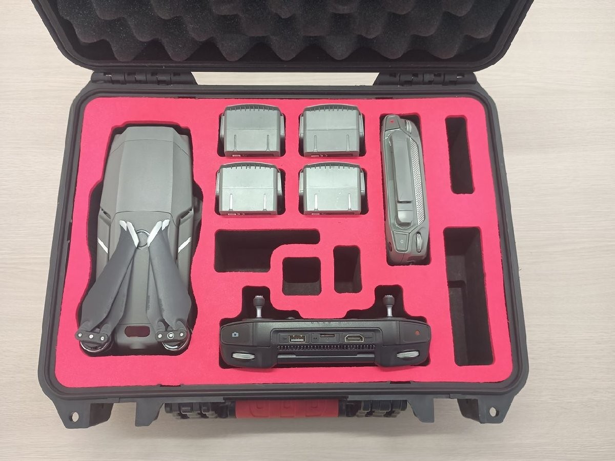 DJI Mavic 2 Zoom Drone (x2) 9 Batteries RC Controller Miratec Bundle