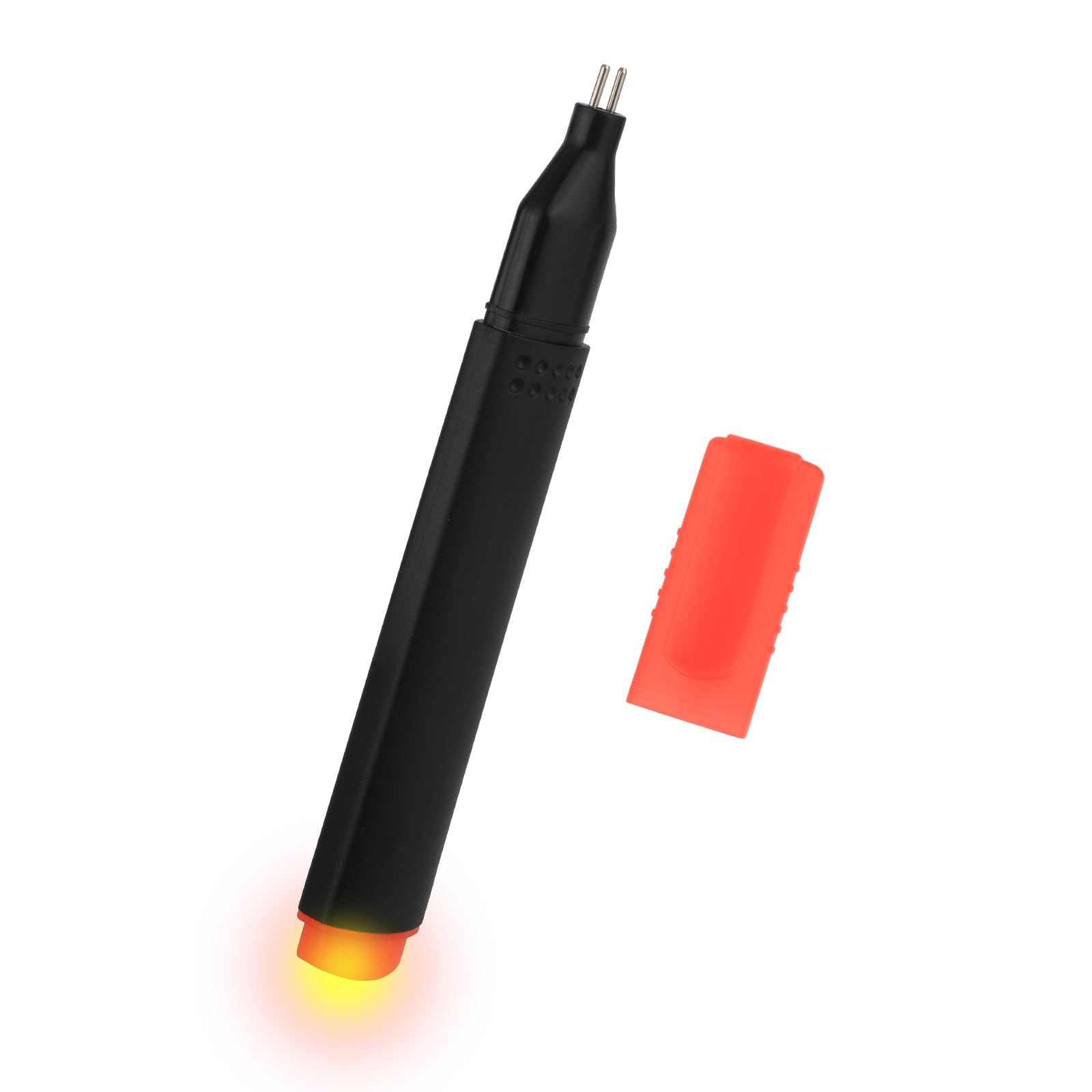 Conductivity Test Pen, Continuity Tester for Grounding Mats Pads black, Red