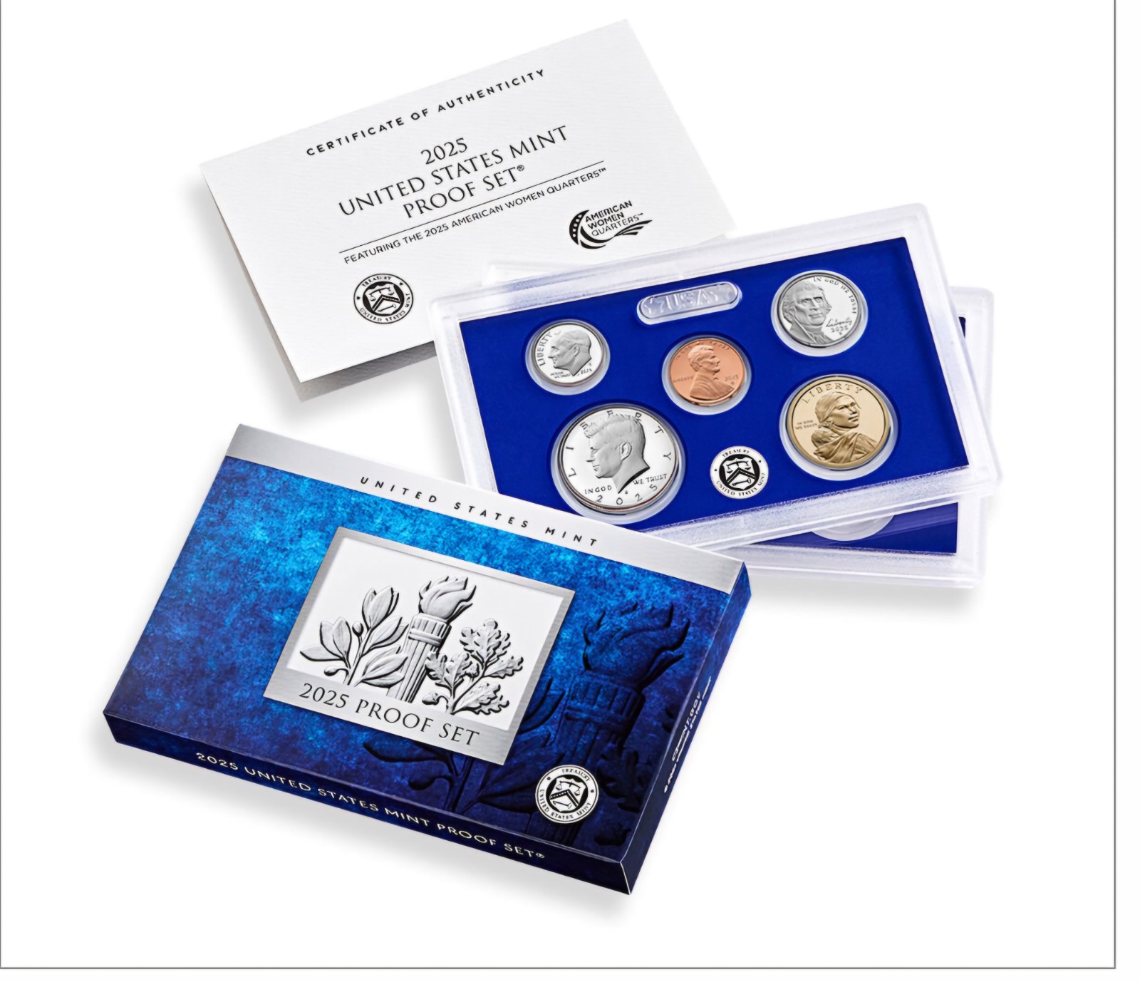2025-S Gem Proof US Mint (10) Coin Set - With COA & Box