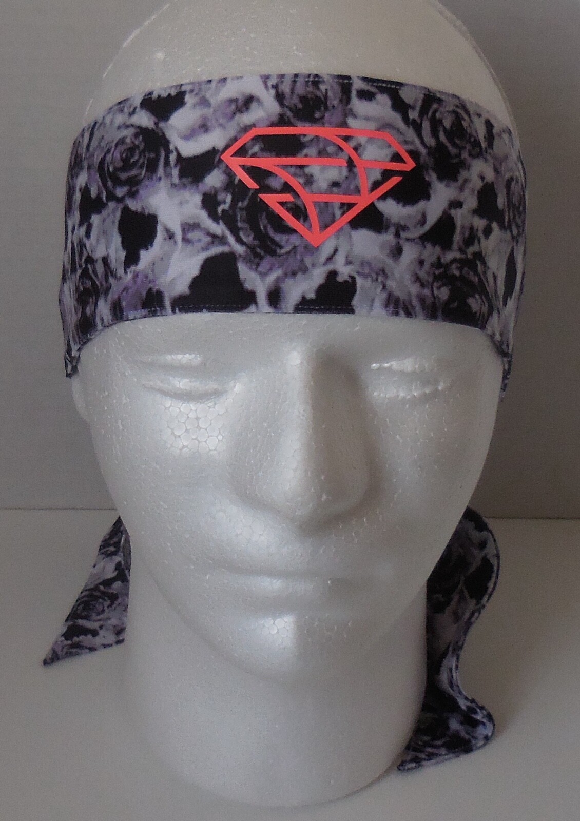 Nike Skylar Diggins Head Tie Printed Reversible Chalk Blue/Black/Bright Mango