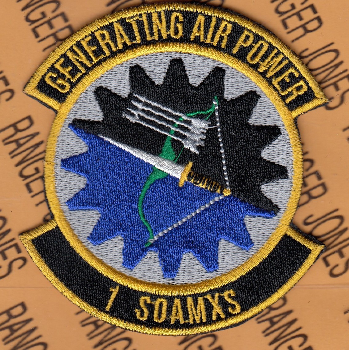 USAF AFSOC 1st Special Operations Aircraft Maintenance Sq SOAMXS ~3.75" patch