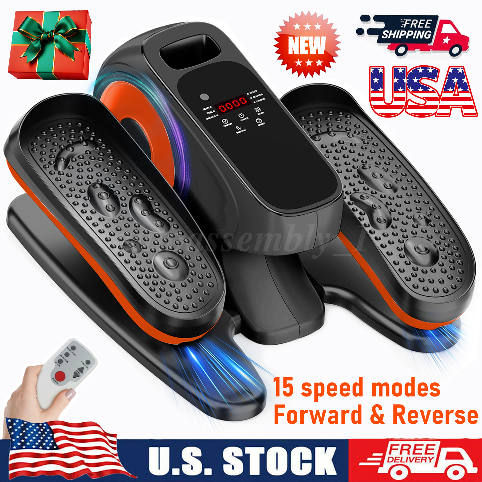 Ellipse Leg Exerciser Under Desk Elliptical Machine as Seen on TV Seated Eclipse
