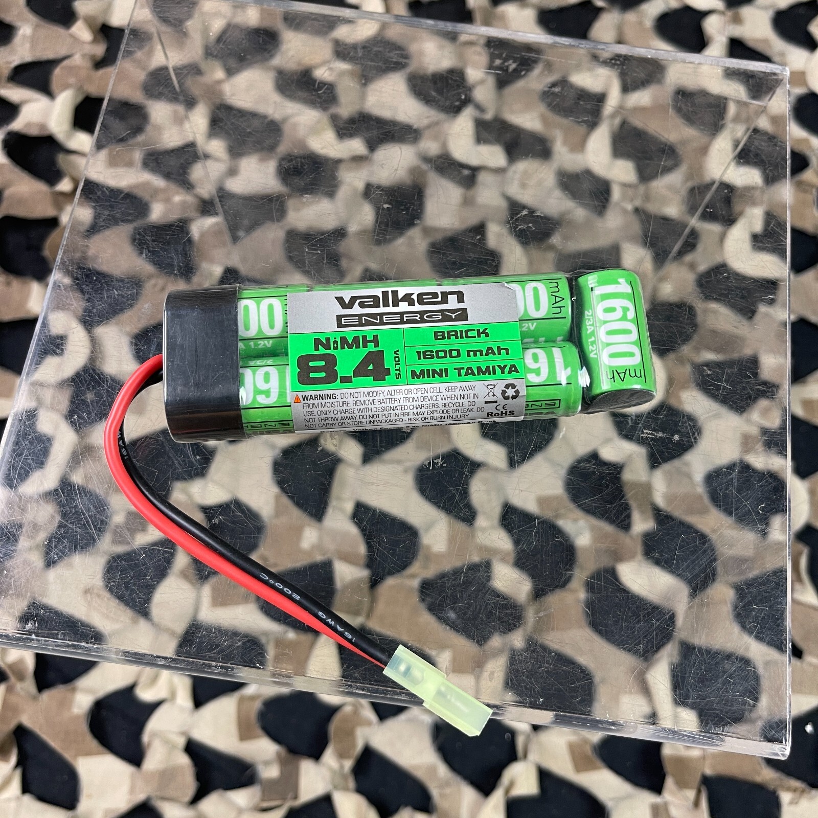 NEW Valken Energy 8.4v NiMH 1600mAh Flat Brick Mini Airsoft Battery  TOY AIRSOFT