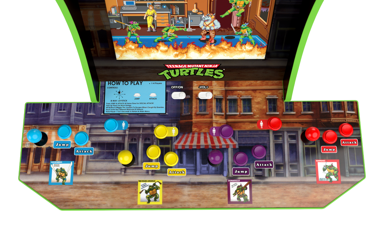 TMNT Arcade1up Dust Cover
