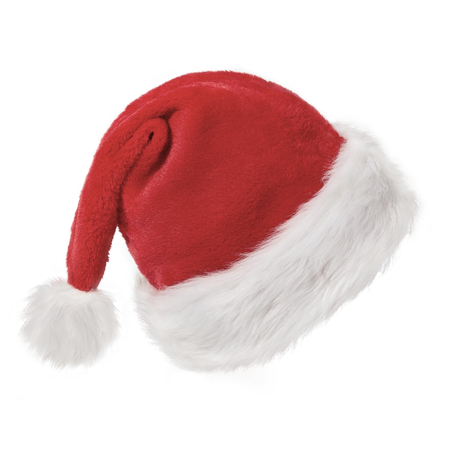 Zando Red Santa Hats Adult Christmas Hats for Women Men Knitted Red Christmas...