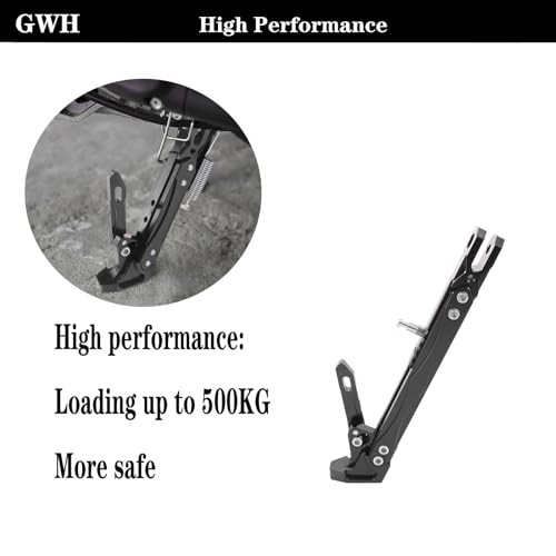 Universal CNC Motorcycle Lengthened Adjustable Long Kickstand Accessories For