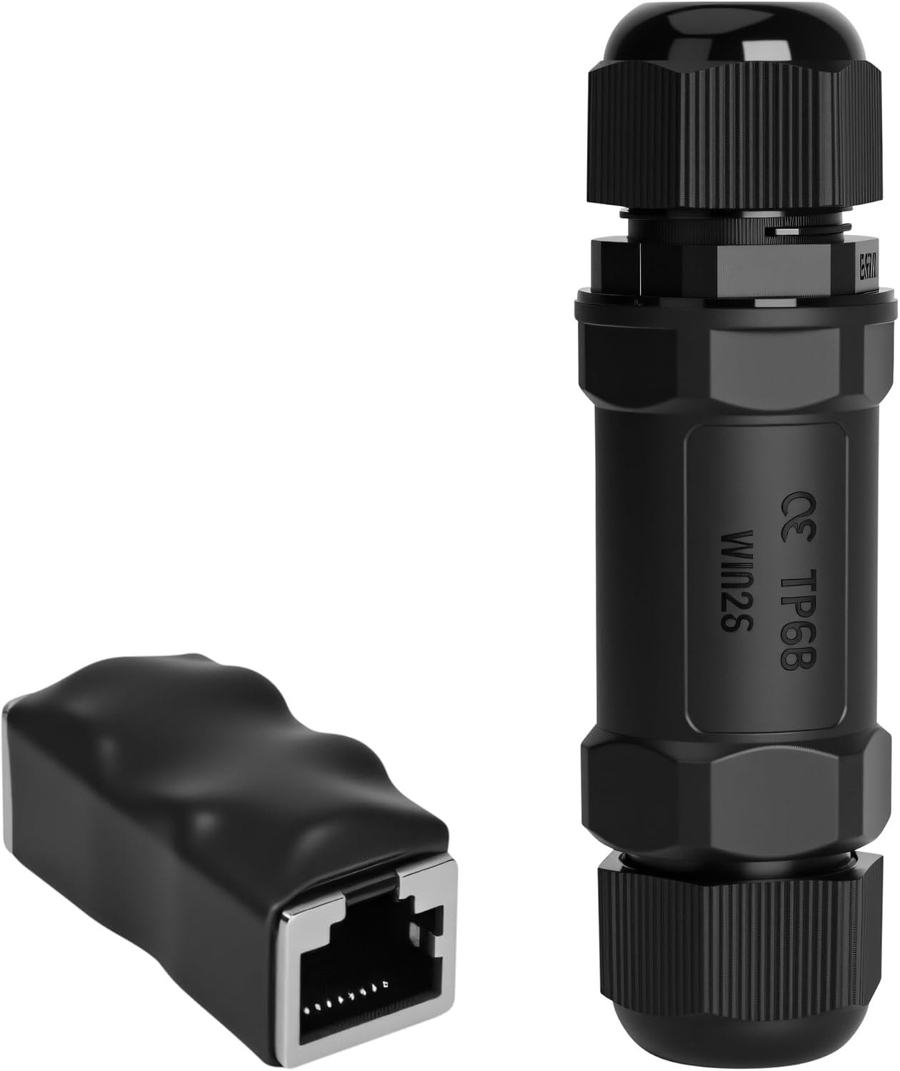 Starlink Ethernet Adapter Kit: IP68 Waterproof RJ45 Coupler for Starlink Cable/C