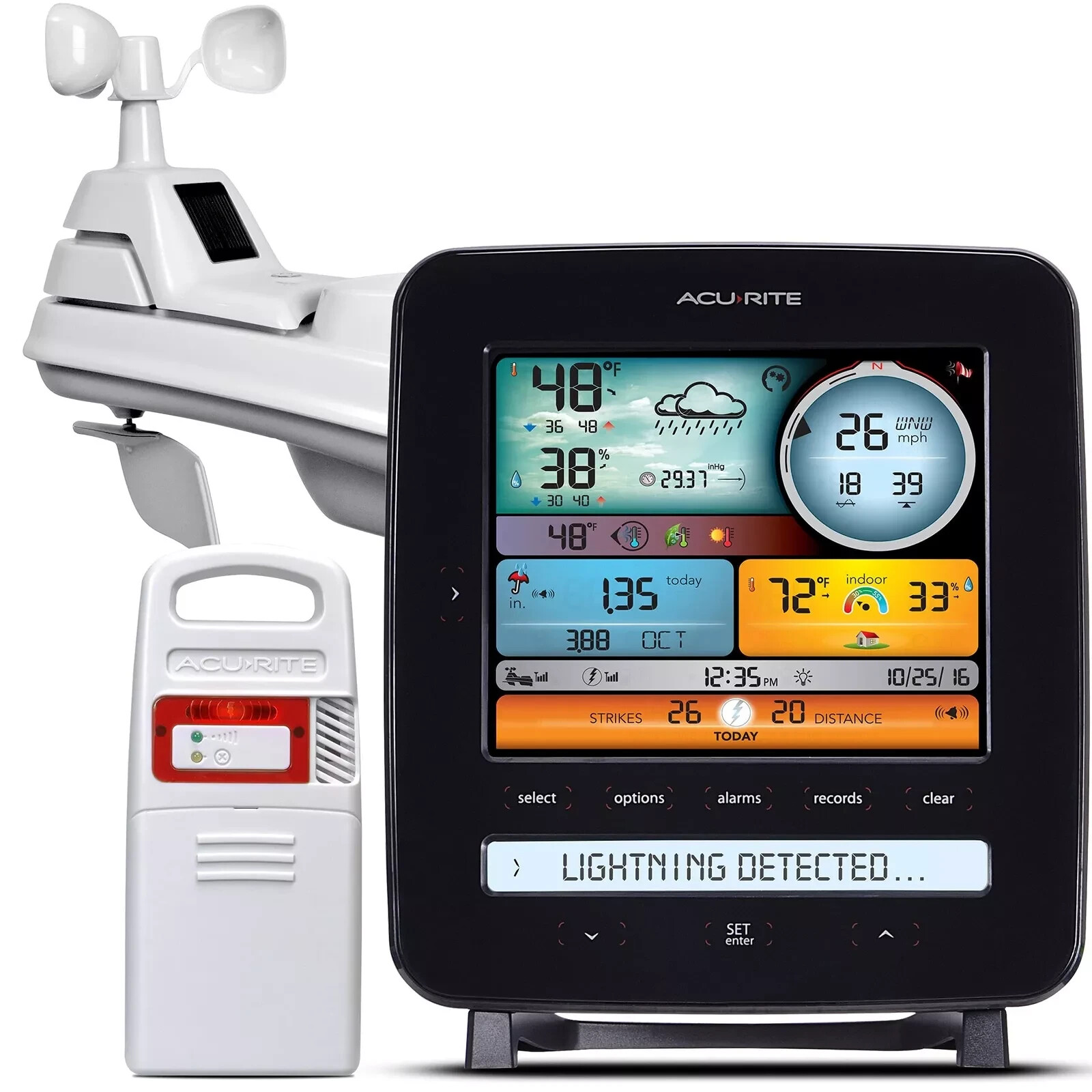 AcuRite Iris 5-in-1 Professional Weather Station with Lightning Detection