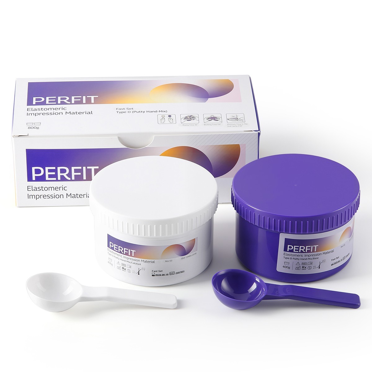 Dental Impression Material Impression Kit Putty Silicone Rubber Elastomeric Type