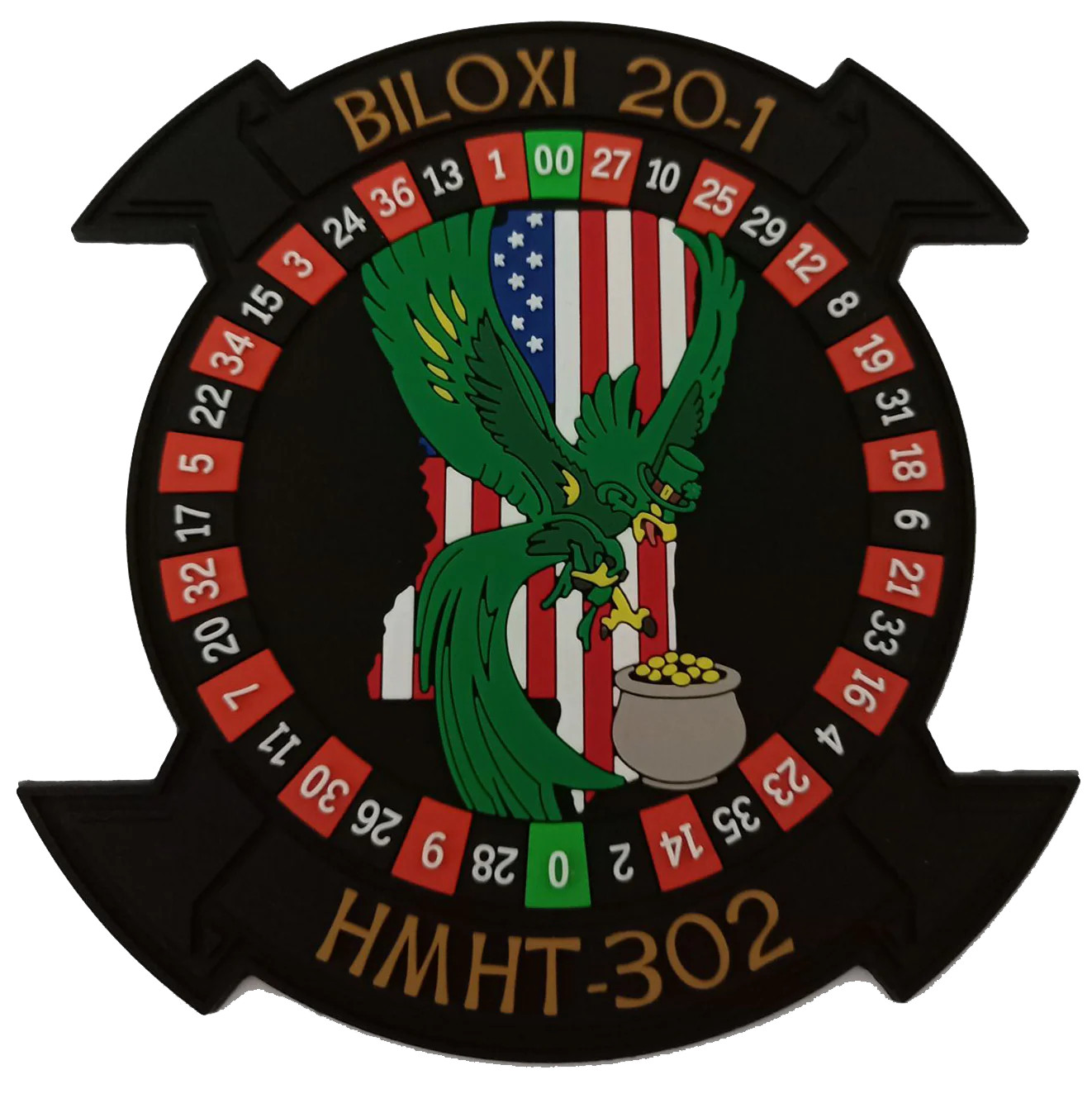 Official HMHT-302 Phoenix Biloxi DET PVC Patch