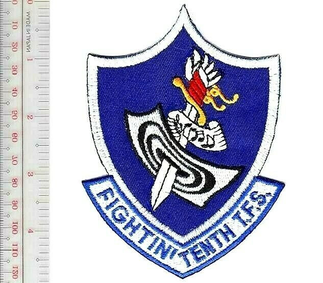 US Air Force 10th Tactical Fighter Squadron The Fighting Tenth 1960's NO TARIFF