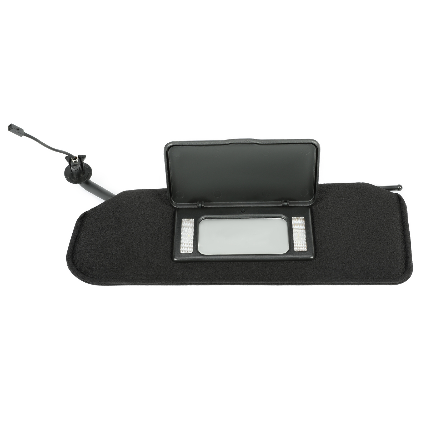 LH & RH Sun Visor For 1997-04 Chevy Corvette C5 Black Replace 10442033 10442034