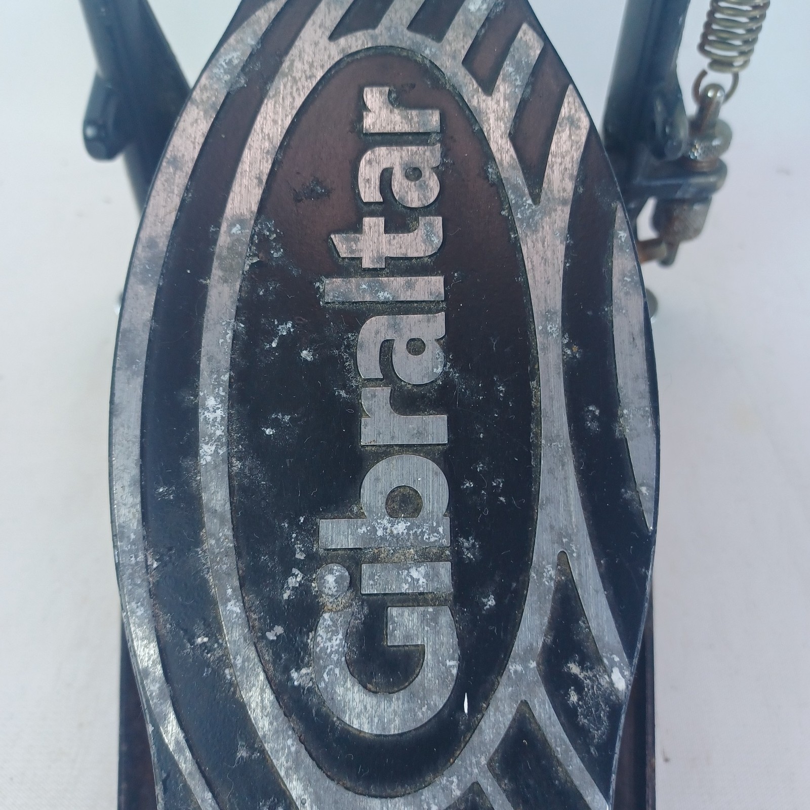 *Gibraltar Chain-Drive Bass Drum Pedal Single-Spring Kick Vintage 90s Solid Base