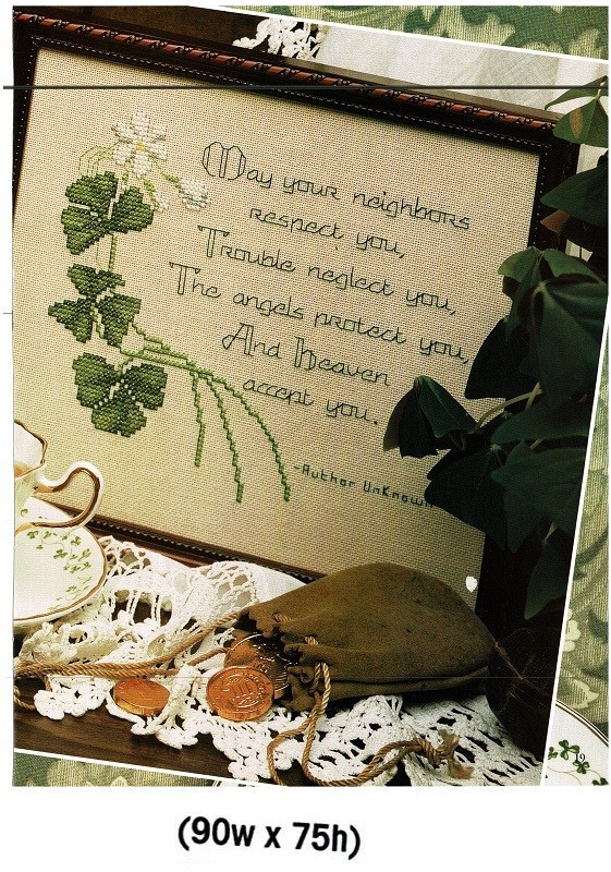 IRISH BLESSING  CROSS STITCH PATTERN ONLY  B3