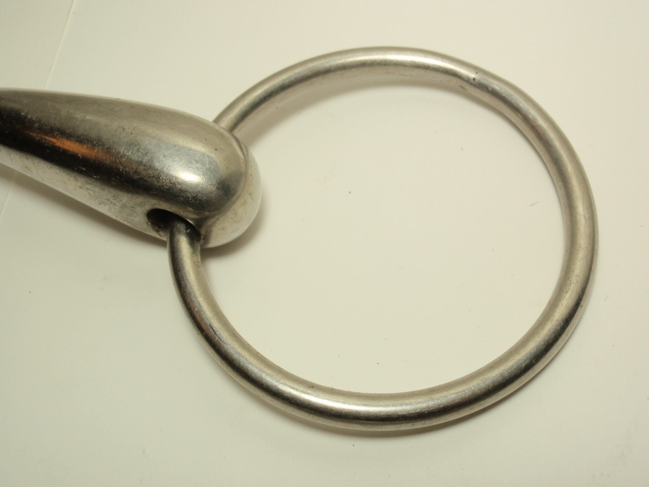 Lot 3 Equine Loose Single Joint Snaffle Ring Bit *USED*