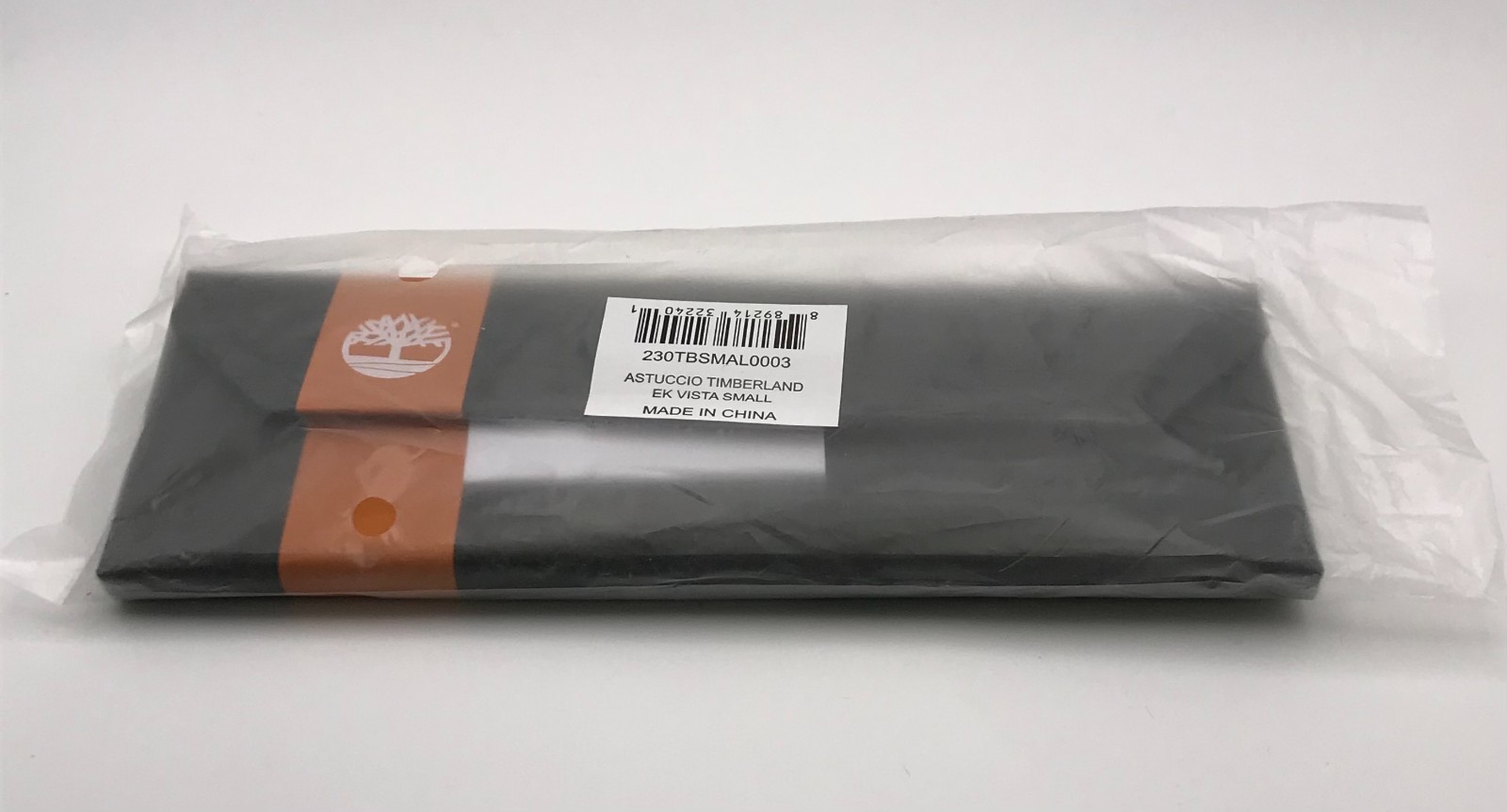 New Authentic Timberland Small Black Glasses Foldable Semi-Hard Case