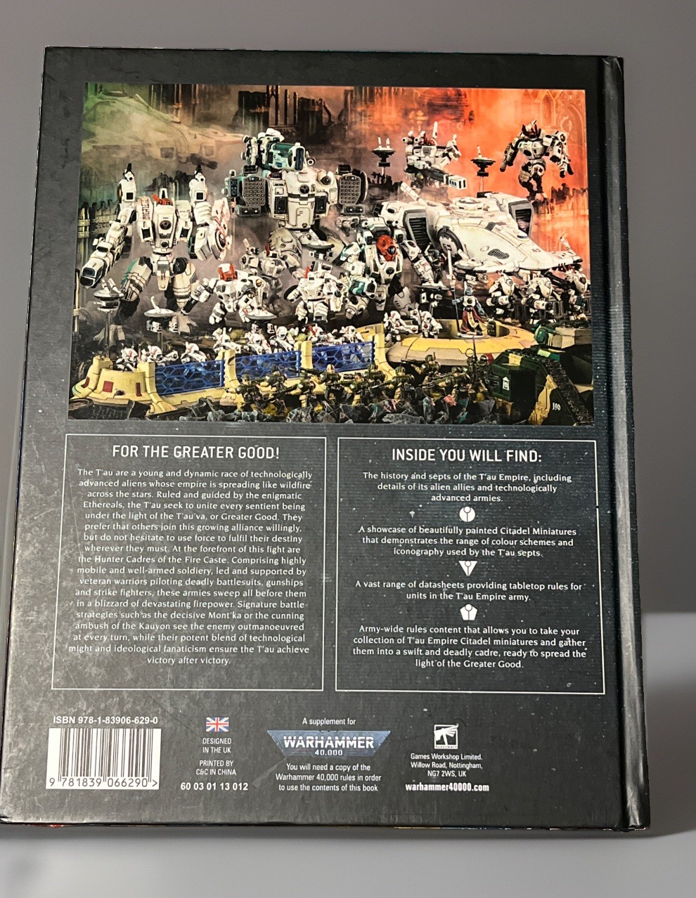 Codex: T'au Empire -Warhammer 40K- Games Workshop Hardcover Book