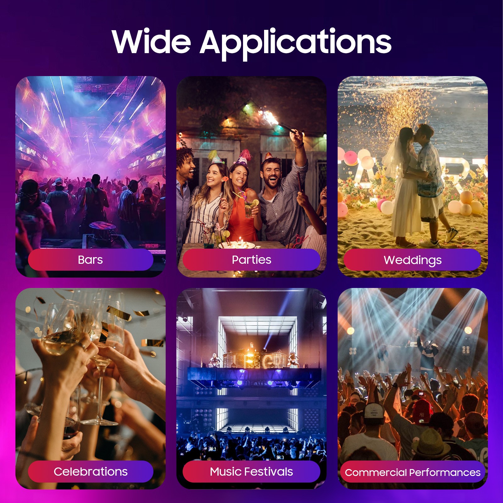 CO2 Fog Machine Party Stage Effect Fogger Smoke Gun For Night Club Bar DJ Stage