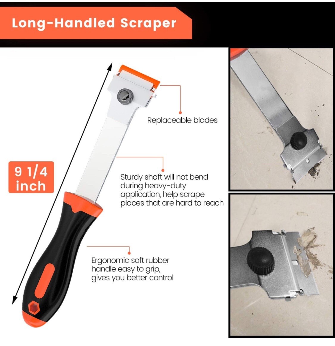 Razor Blade Scraper 2 Pcs Razor Scraper Tool For Removing Label Registration Sti