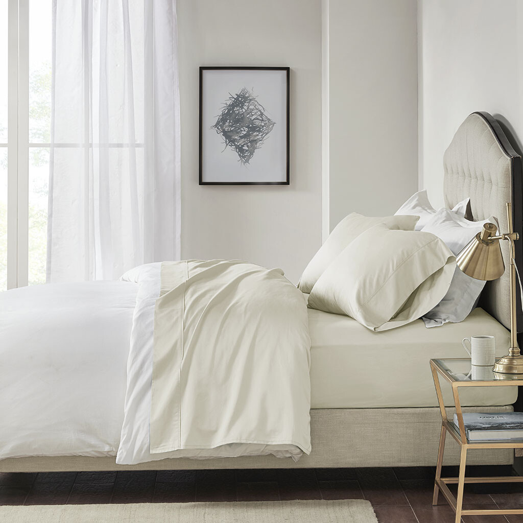 Madison Park 600 Thread Count Pima Cotton Deep Pocket Sheet Set