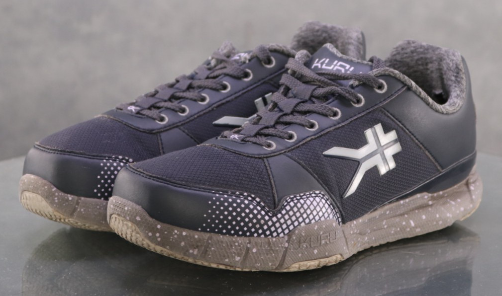 Kuru Quantum 2 Fitness $170 Women's Sneakers Shoes Size 8 Jet Black Slate Gray
