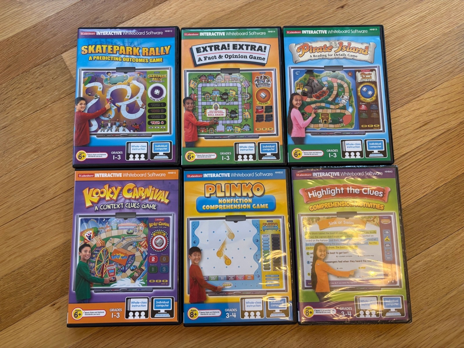 Lakeshore Learning Lot 19 Whiteboard Software Reading Language Arts Grades 1-6