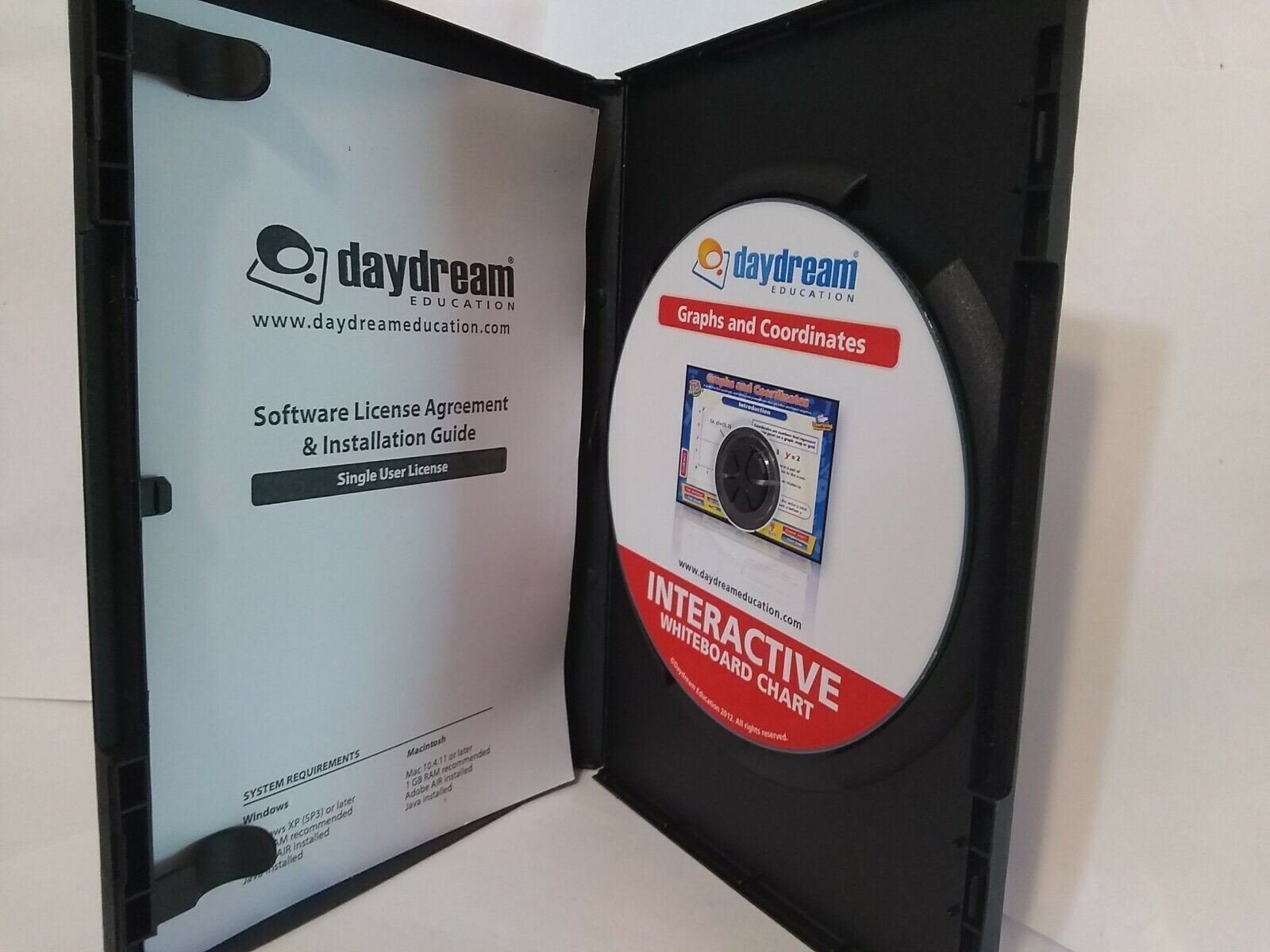 Daydream Education Interactive Whiteboard Chart Software Graphs and Coordinates
