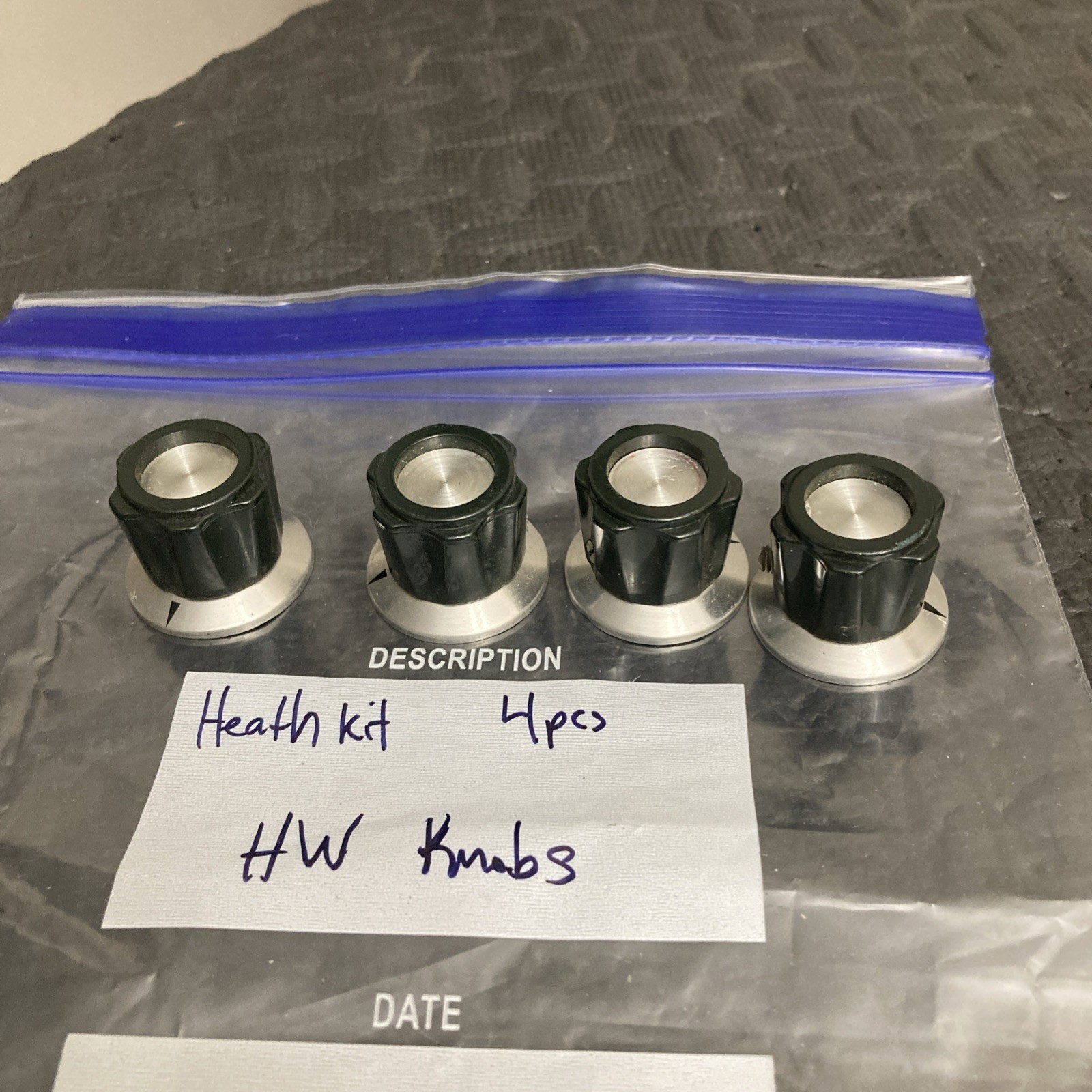 Heathkit Knobs For SB or HW 4pcs Black