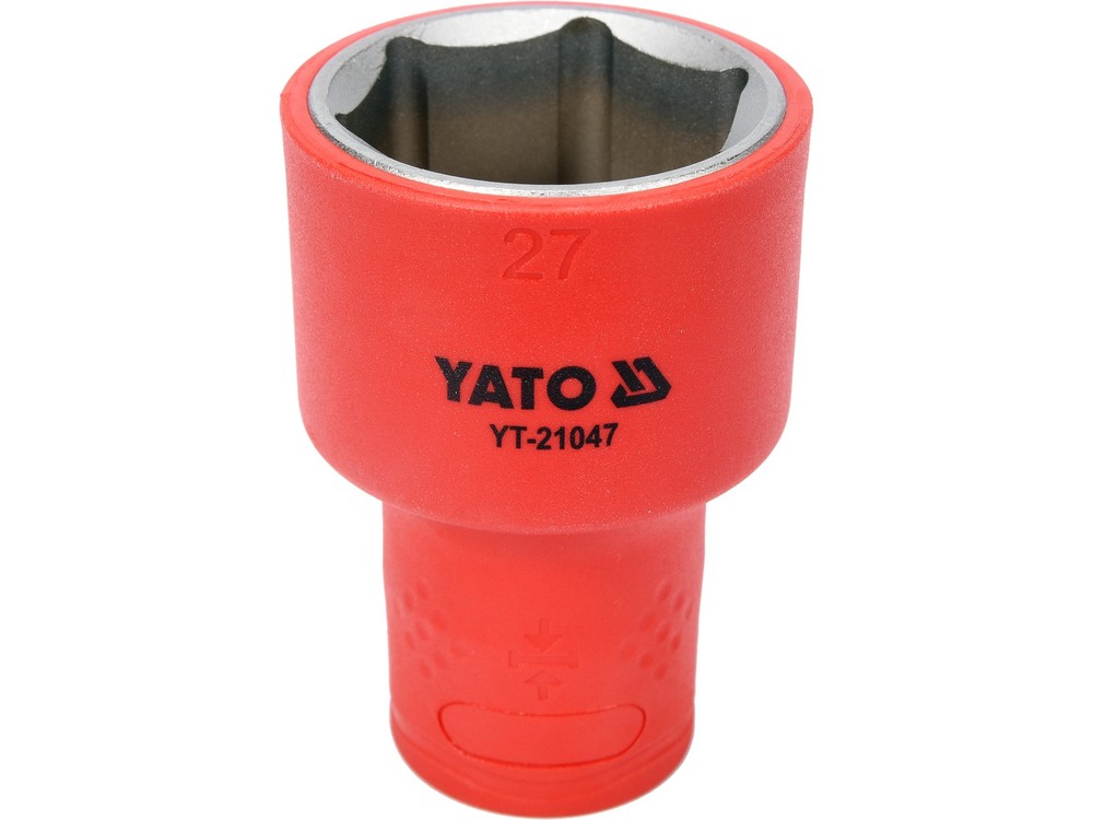 Yato socket wrench insert fully insulated 27 mm 1/2" hexagonal VDE 1000 YT-21047