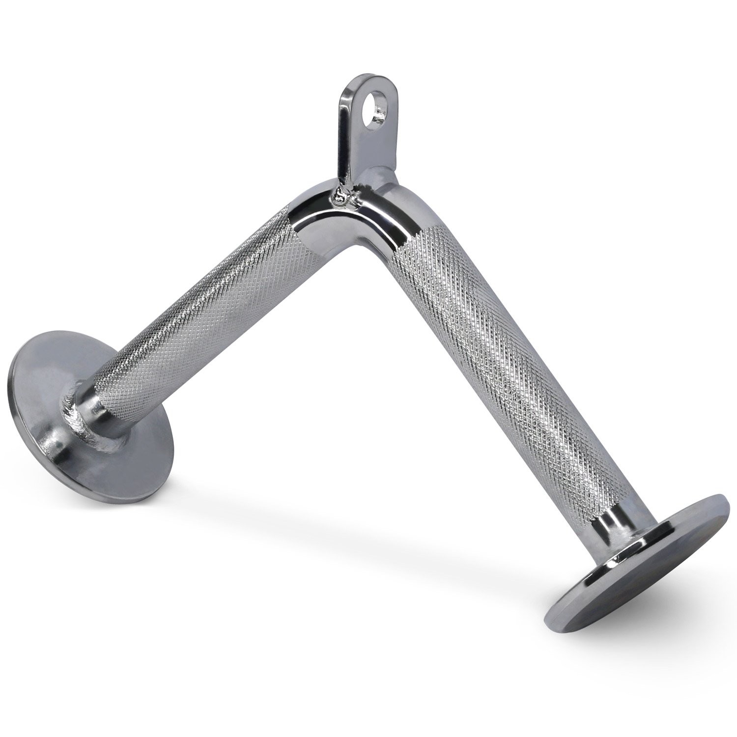 Chrome V Bar Cable Attachment for Tricep Bicep Curls Multi Workout Gym Use