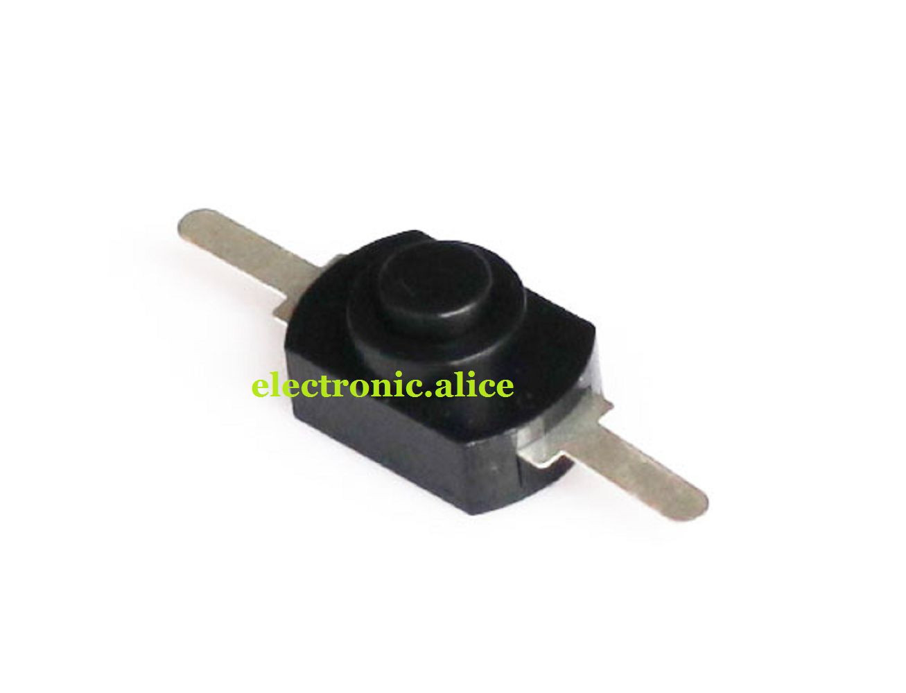 50pcs 1A 30V DC 250V black Latching on off mini torch push button switch