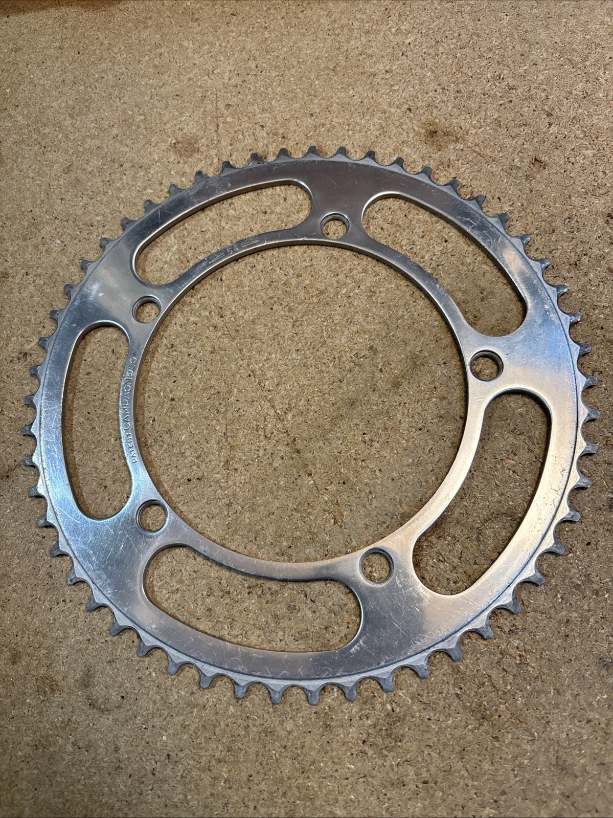 campagnolo nuovo record Large Chainring 54 Tooth 144 BCD -No Chain Catch Pin