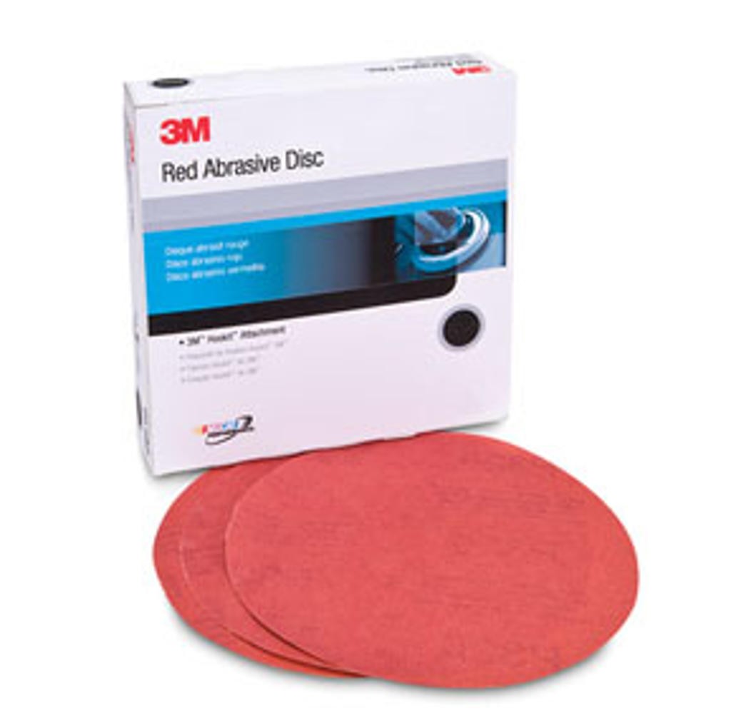 SANDING DISC RED HOOKIT 6IN DISC P600 50 BOX MMM-1189 Brand New!