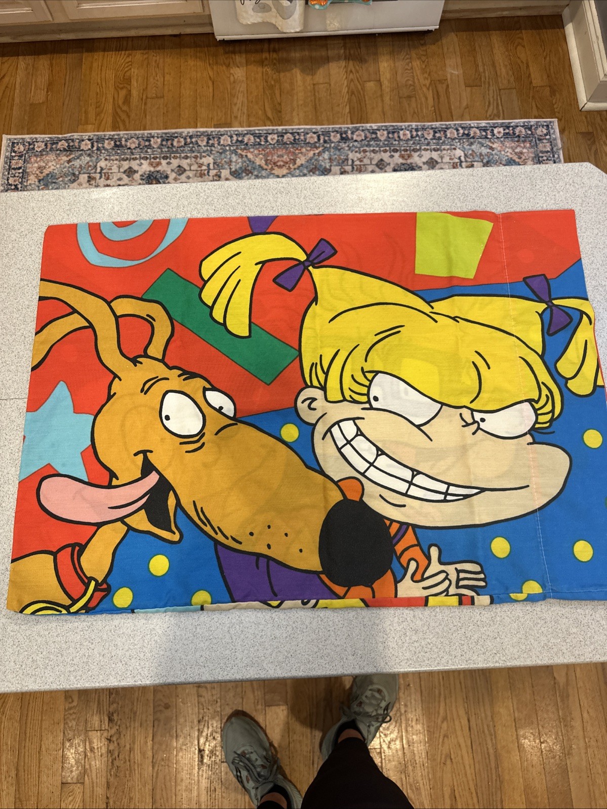 Vintage Rugrats Pillow Cases 2 GUC Preowned 90s Nickelodeon