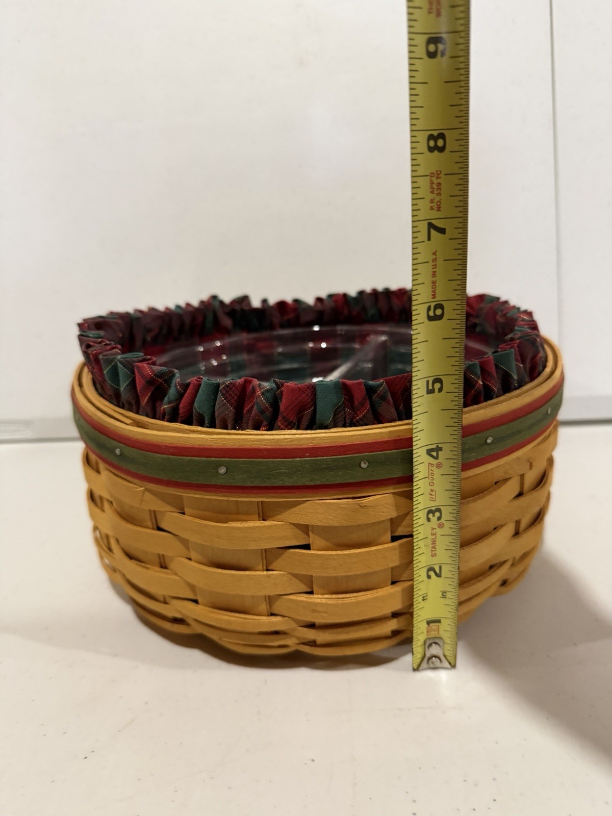Longaberger Wrought Iron Small Snowman Stand w/ 2 Baskets, Liners, Protectors