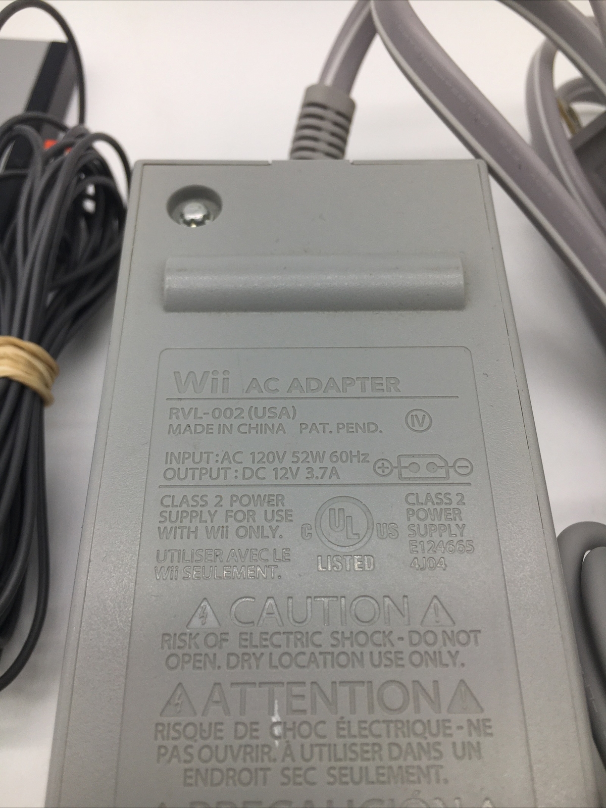 Official Nintendo Wii Complete Hookups AC Power Adapter + AV Cables + Sensor Bar