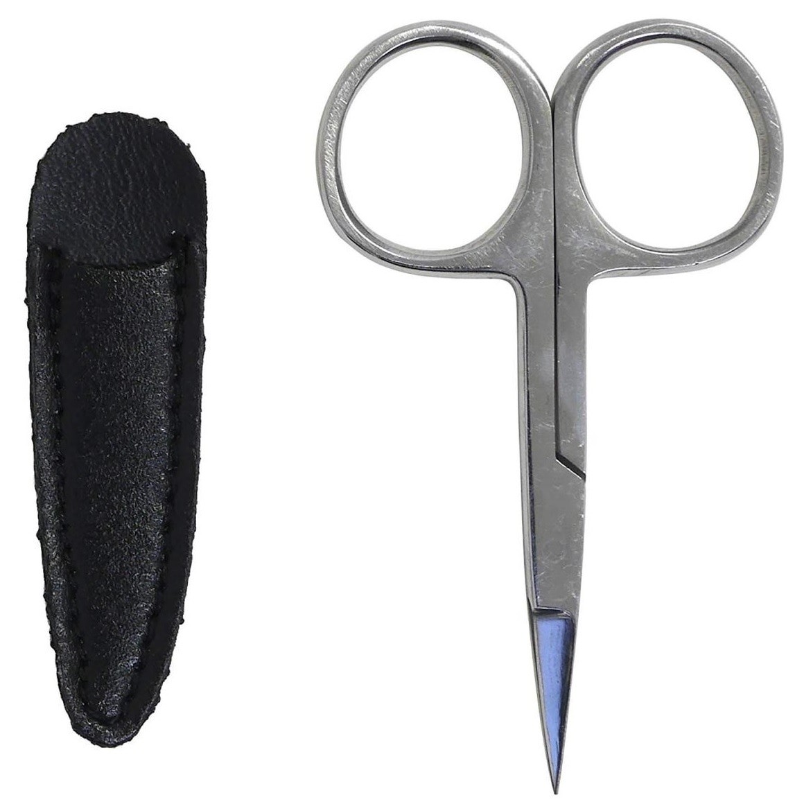 Misasa Sewing Notion Mini Scissors w/ Leather Case 65mm No.8187
