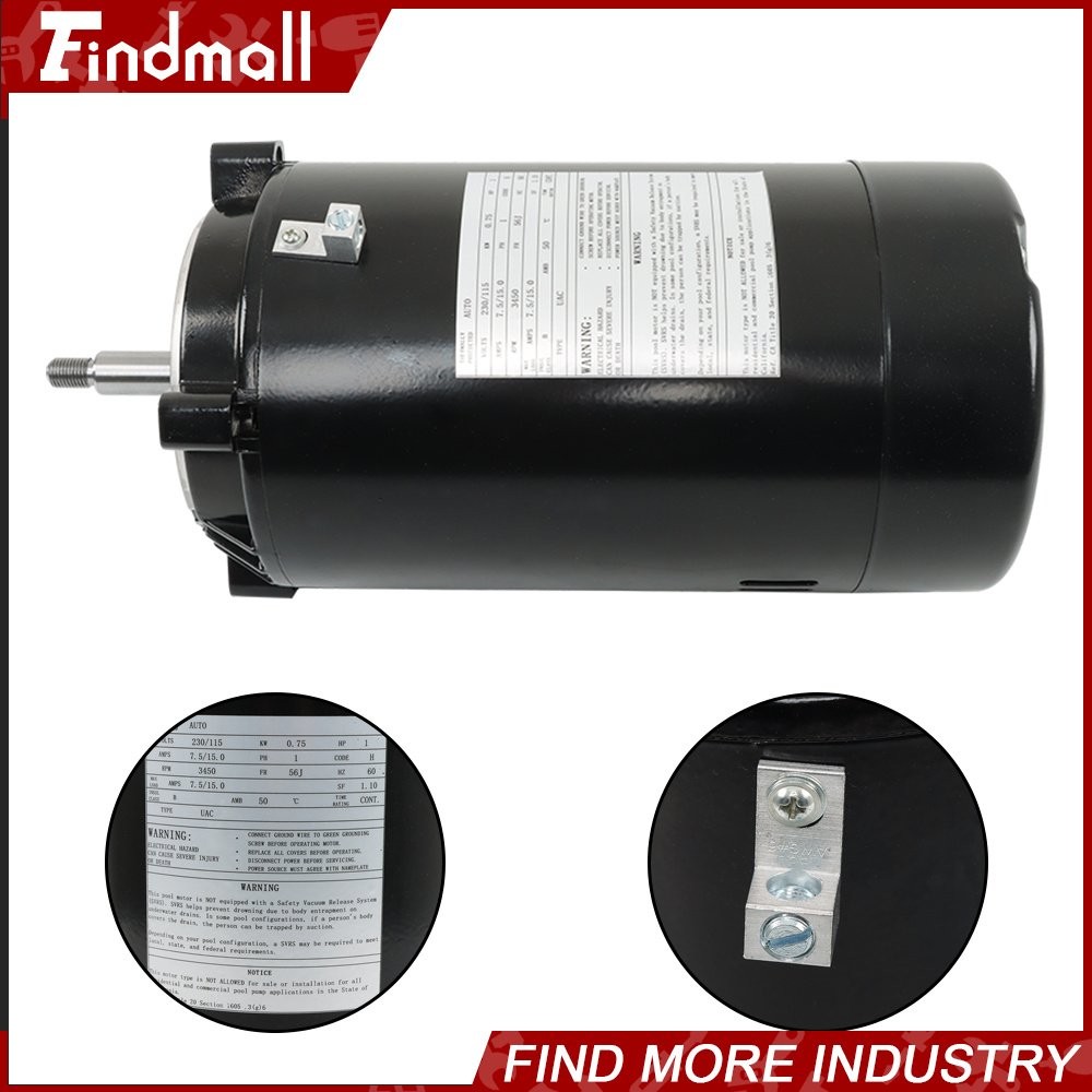 Pool Pump Motor & Seal Replacement Kit For Hayward UST1102 Max Flow,Super Pump